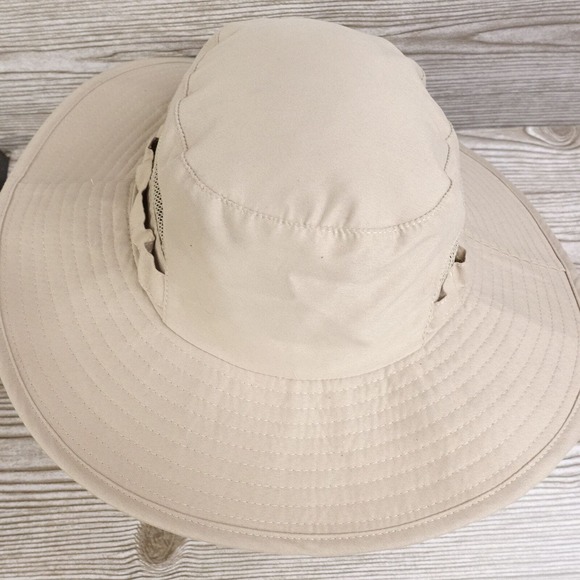 SWISS TECH ONE SIZE TAN TRAPPER SUN HAT CAP SIZE S-M - Picture 2 of 7